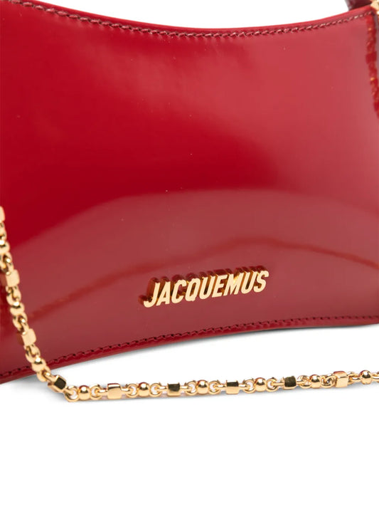 JACQUEMUS RED LE PETIT BISOU CHAINE BAG
