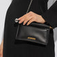 JACQUEMUS BLACK ROND CARRÉ SMALL CLUTCH BAG