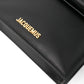 JACQUEMUS BLACK ROND CARRÉ SMALL CLUTCH BAG