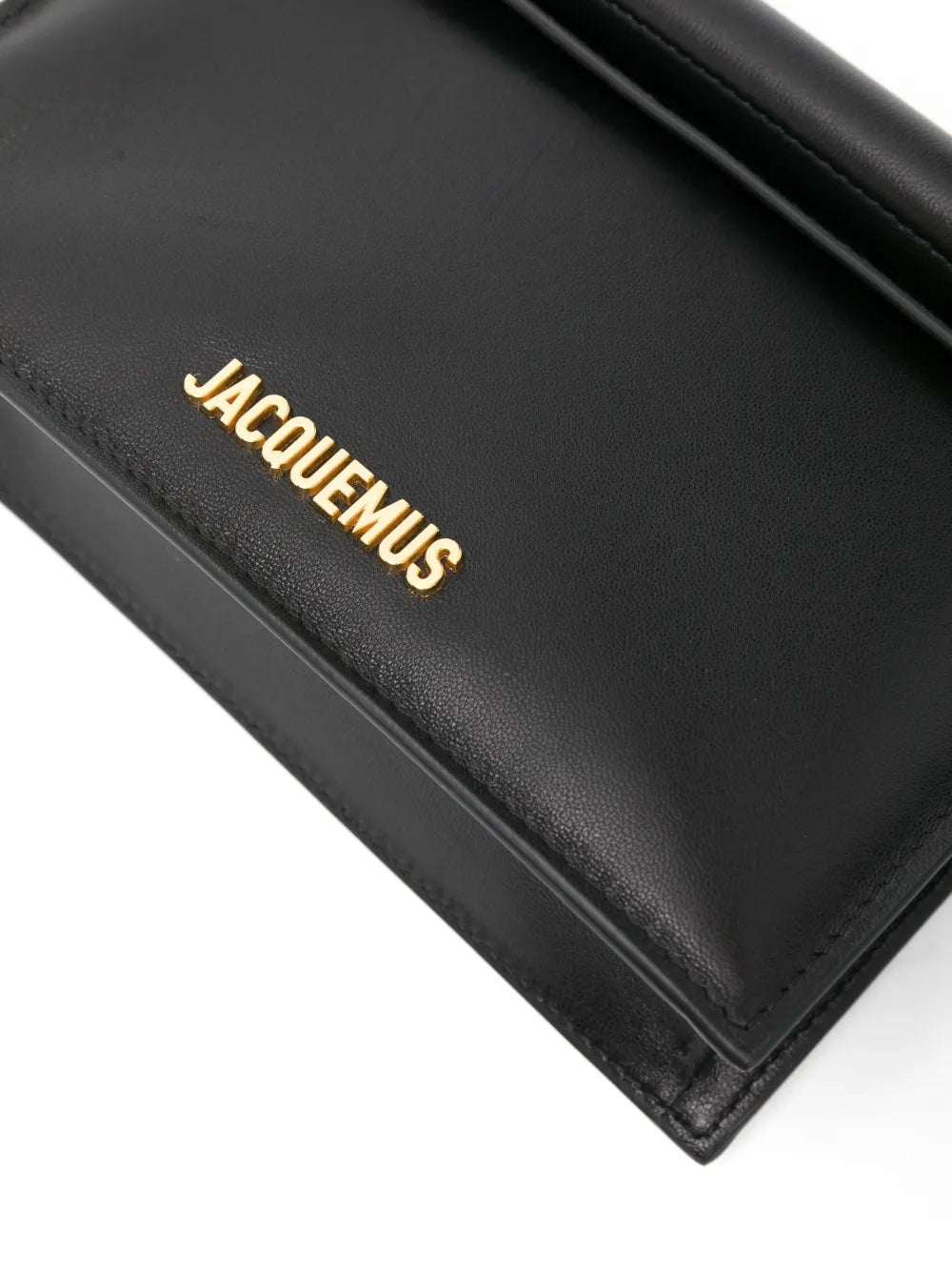 JACQUEMUS BLACK ROND CARRÉ SMALL CLUTCH BAG