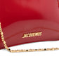 JACQUEMUS RED LE PETIT BISOU CHAINE BAG