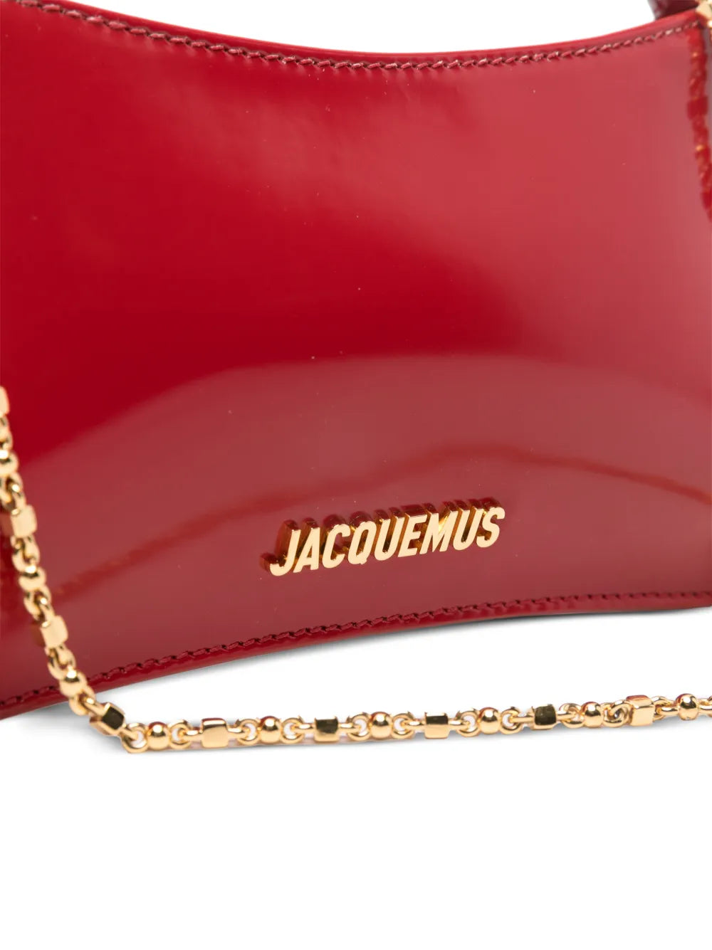 JACQUEMUS RED LE PETIT BISOU CHAINE BAG