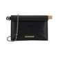 JACQUEMUS BLACK ROND CARRÉ SMALL CLUTCH BAG