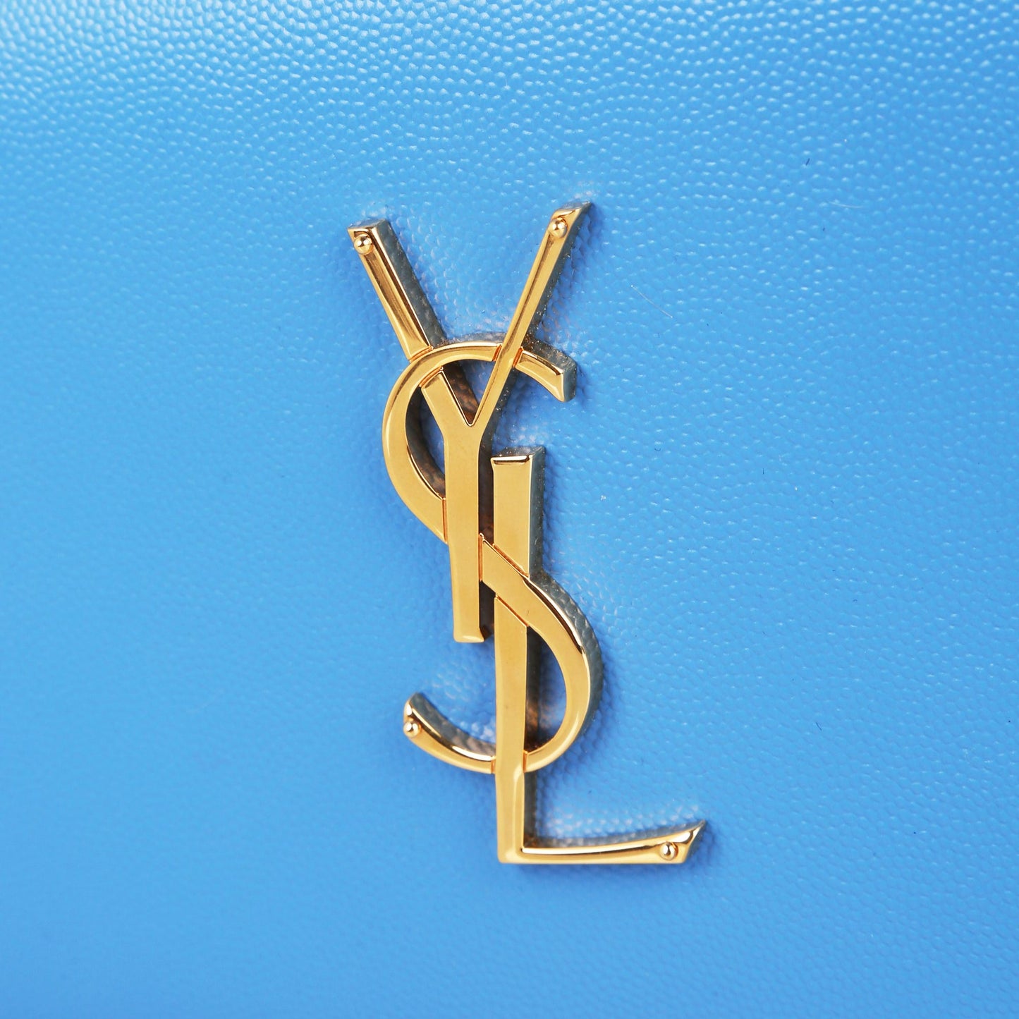 SAINT LAURENT SKY BLUE CLASSIC KATE MONOGRAM CLUTCH