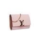 LOUIS VUITTON PINK CHAIN LOUISE PM