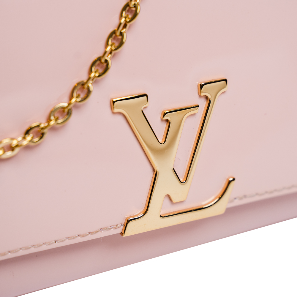 LOUIS VUITTON PINK CHAIN LOUISE PM