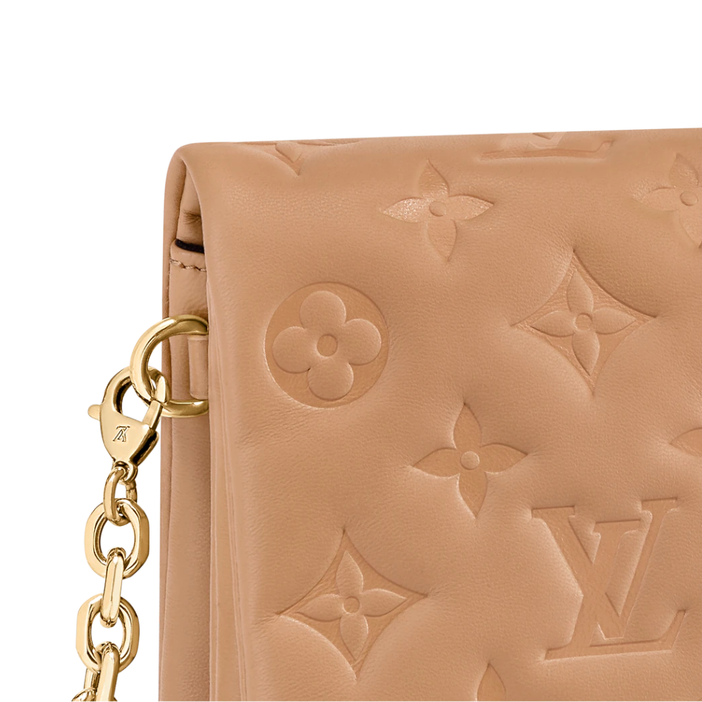 LOUIS VUITTON CAMEL COUSSIN POCHETTE