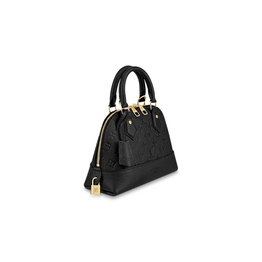 LOUIS VUITTON BLACK NEO ALMA BB BAG