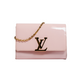 LOUIS VUITTON PINK CHAIN LOUISE PM